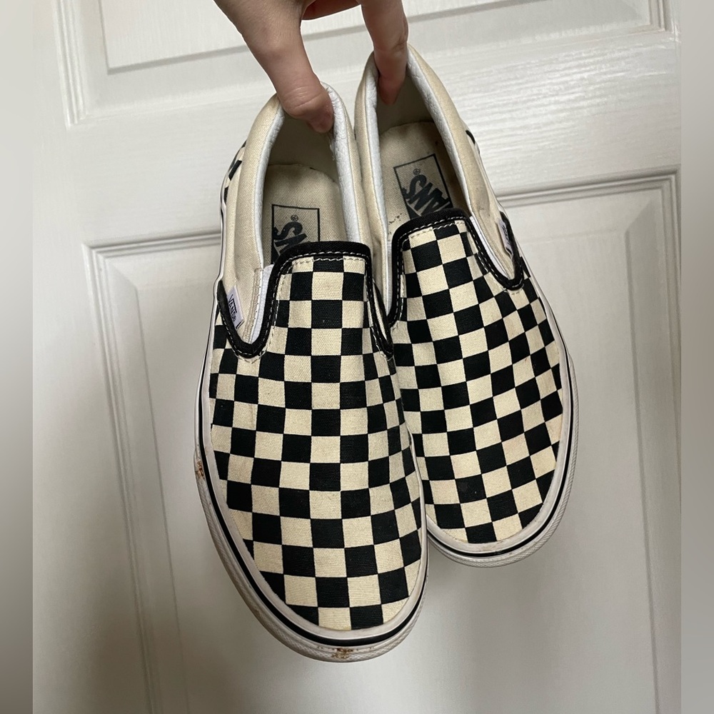 Checkered Slip-On Vans